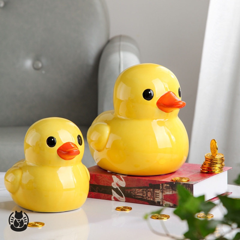 Ceramic Lucky Fowl Treasury Bank overview